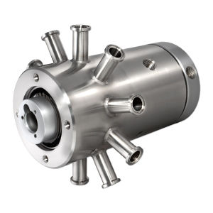 Racor giratorio para gas - QB-09102 - DSTI - Dynamic Sealing Technologies - de 2 pasos / para la industria agroalimentaria / para automatismo