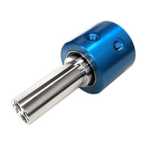 Racor giratorio para gas - TF-07922 - DSTI - Dynamic Sealing Technologies - de 2 pasos / para mesa rotativa / de aluminio