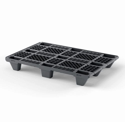 Palé de plástico reciclado - Retail E5.2 (OD-9F) - Cabka - ISO / de transporte / de manipulación