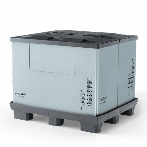 Caja-palé plegable - CabCube 2.0 (9F) - Cabka - de plástico / para almacenamiento / de transporte