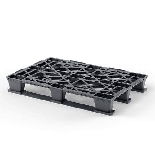 Palé de plástico reciclado - Nest E5 (OD-3R) - Cabka - Euro / de transporte / de almacenamiento