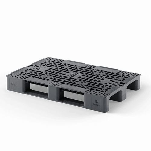 Palé de plástico reciclado - Eco E5.1 (OD-3R) - Cabka - Euro / de transporte / de almacenamiento
