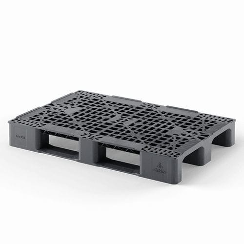 Palé de plástico reciclado - Eco E5.1 (OD-2R) - Cabka - Euro / de transporte / de almacenamiento