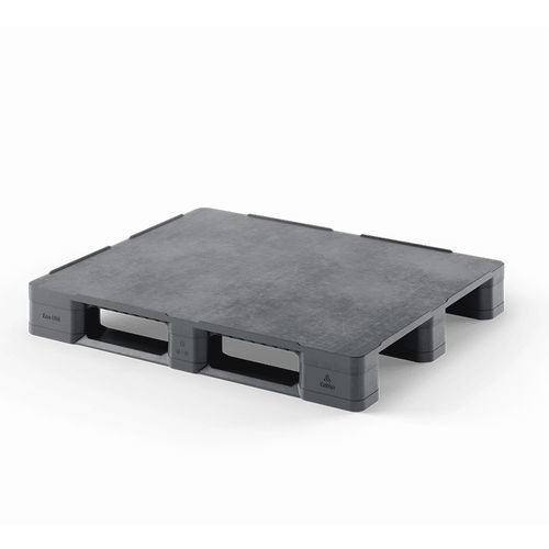 Palé de plástico reciclado - Eco US5 (CD-3R) - Cabka - ISO / de transporte / de almacenamiento