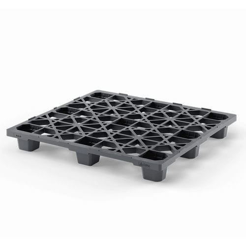 Palé de plástico reciclado - Nest A5 (OD-9F) - Cabka - ISO / de transporte / de almacenamiento