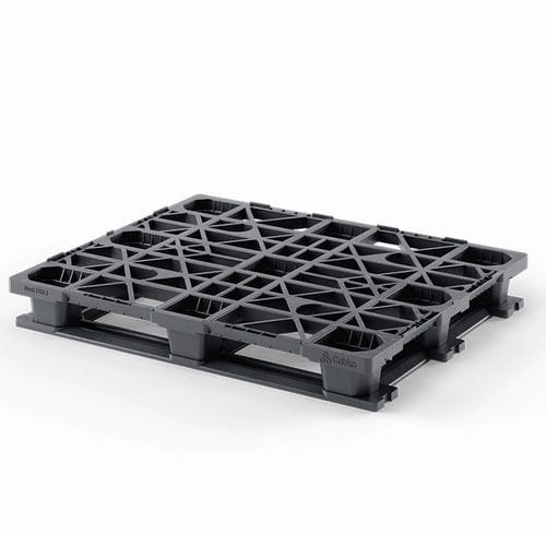 Palé de plástico reciclado - Nest US5.1 (OD-6R) - Cabka - ISO / de transporte / de almacenamiento
