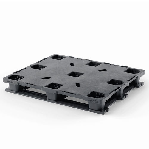Palé de plástico reciclado - Nest US5.1 (CD-6R) - Cabka - ISO / de transporte / de almacenamiento