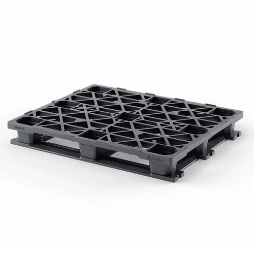 Palé de plástico reciclado - Nest US5 (OD-6R) - Cabka - ISO / de transporte / de manipulación