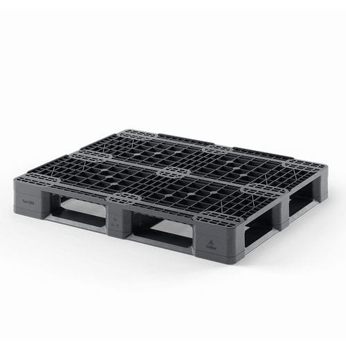 Palé de plástico reciclado - Eco US5 (OD-6R) - Cabka - ISO / de transporte / de almacenamiento