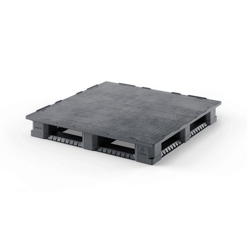 Palé de plástico reciclado - Endur S7 (CD-6R) - Cabka - ISO / de transporte / de almacenamiento