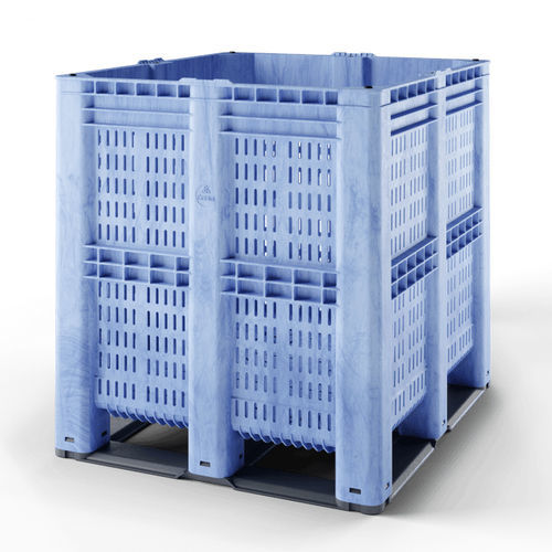 Caja-palé con ventilación - Pallet Box 2.0  6R - Cabka - de plástico / para almacenamiento / de transporte