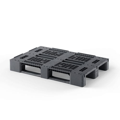 Palé de plástico reciclado - Eco E5.2 (OD-3R) - Cabka - para cargas medias / apilable / de plataforma abierta