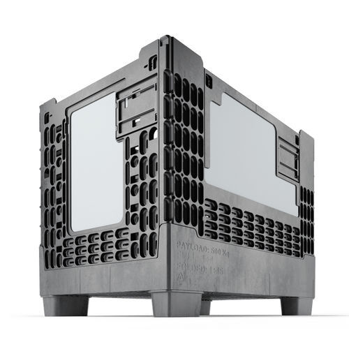 Contenedor de manipulación - CabFold Hybrid E755 4F - Cabka - para almacenamiento / de metal / de plástico
