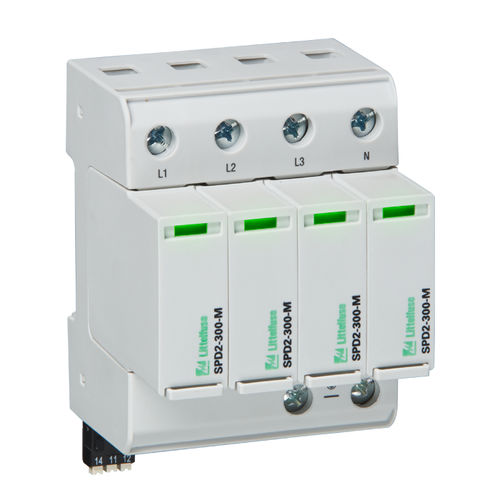Protector de sobretensión de tipo 2 - SPD2 4P+0 series - Littelfuse - de tipo 1 / clase II / multipolar