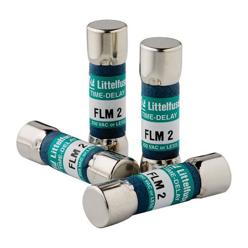 Fusible cilíndrico - FLM series - Littelfuse - retardado / pequeño / para transformador