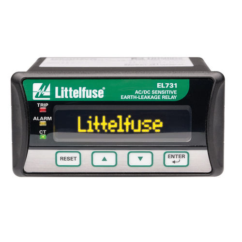 Relé de protección de fuga a tierra - EL731 series - Littelfuse - de temperatura / 1NA/NC / AC/DC