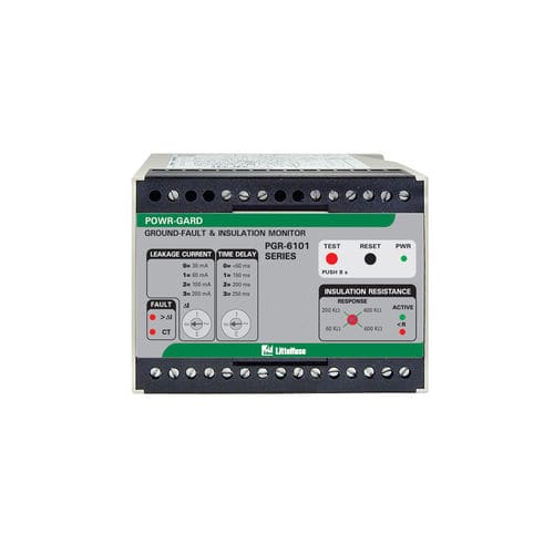 Relé de vigilancia de fuga a tierra - PGR-6101-120 - Littelfuse - de aislamiento / 2NA/NC / trifásico