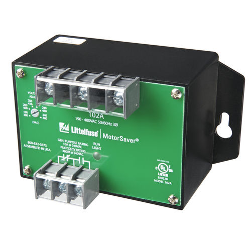 Relé de vigilancia de tensión - 102A series - Littelfuse - de fase / 1NA/NC / trifásico