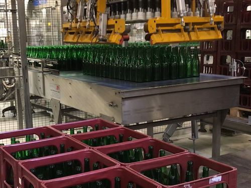 Despaletizador para cajones de plástico - AUTEFA SOLUTIONS - por capas / de cajas / de manipulación