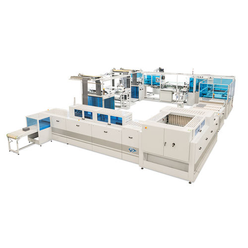 Línea de costura transversal - AES-4600 - ESI-1200 - T-MAX - AUTOMATEX - para tejido rizado