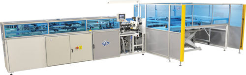Máquina de coser automática - SA-400-AD - AUTOMATEX - fija / de base plana