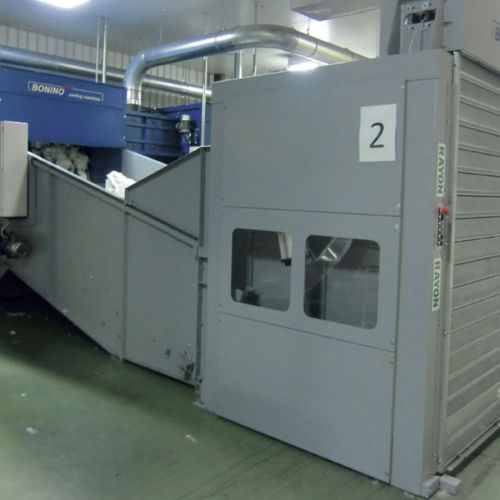 Abridor de balas automático - BONINO CARDING MACHINES - de pesaje / para la industria textil