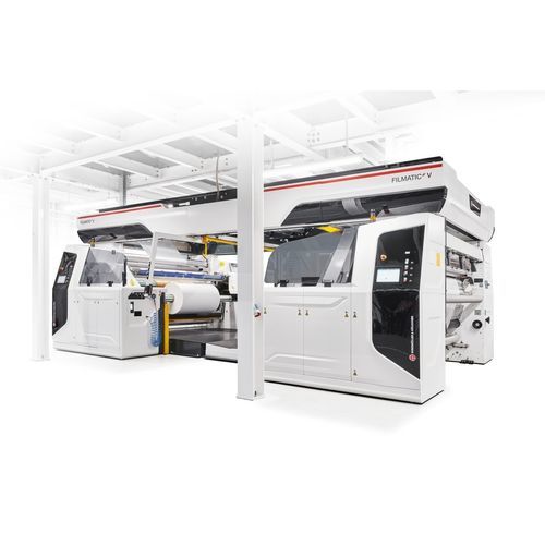 Enrolladora de film - FILMATIC II V - W&H Group - automática / para línea de extrusión