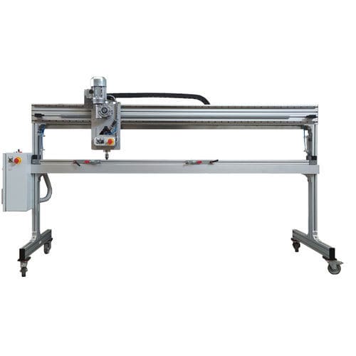 Máquina de hender de tejido - URL 40 - CARU' - automática / de aluminio