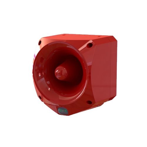 Difusor de alarma sonora con avisador luminoso de LED - Nexus Pulse Wall series - Moflash Signalling - con avisador luminoso de flash / electrónico / IP66