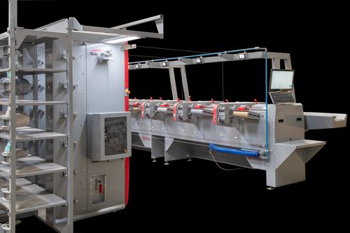 Enrolladora de hilado textil - CMS+ - GILBOS - cruzada