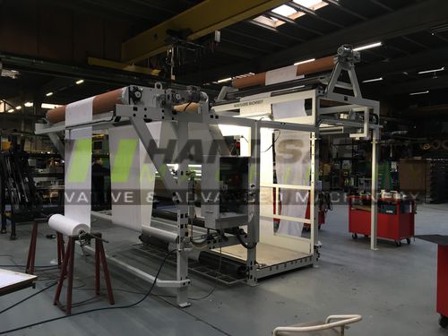 Máquina de inspección de tejidos con enrollador - HANDSAEME MACHINERY
