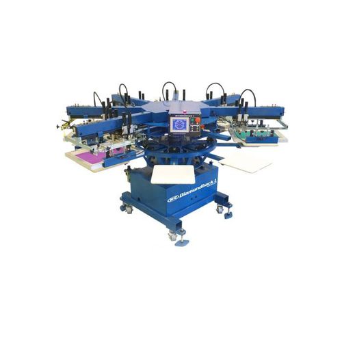Máquina de serigrafia automática - DIAMONDBACK E™ - M&R - de 6 colores / de 8 colores / de 10 colores