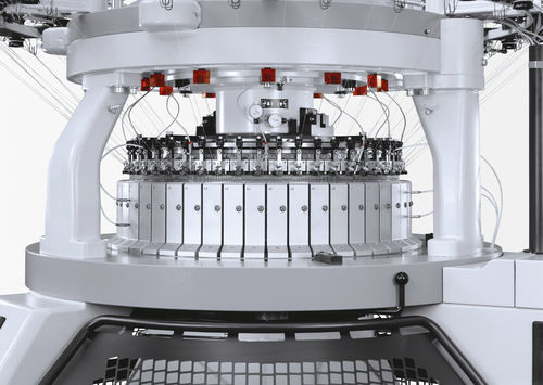 Máquina de tricotado circular - INTERRIB 4-1.6 QC - MAYER & CIE - jersey doble / industrial