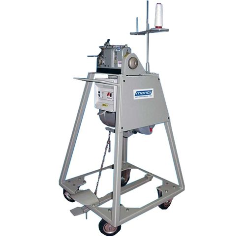Máquina de coser punto de cantonera - Y - MONTI-MAC - de 1 hilo / de tejidos / de mano