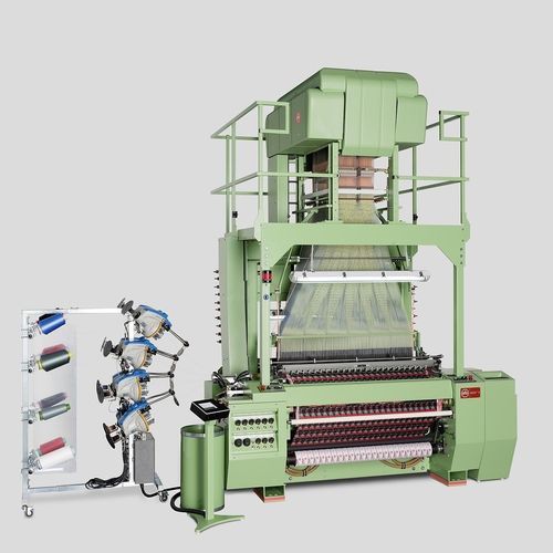 Máquina de tejer para etiquetas - MÜJET® MBJL6 1/1380 - MÜLLER FRICK - Jacquard / a chorro de aire