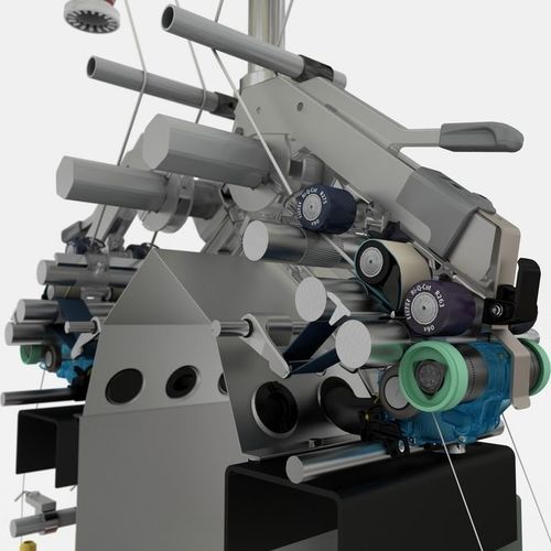 Rodillo para máquina hiladora - COMPACTdrum - RIETER - para bidones / de hilo sintético
