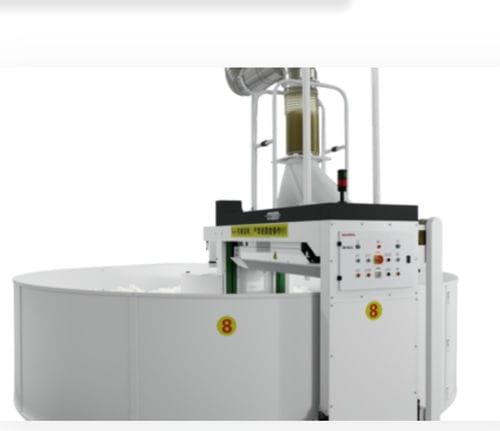Prensa de balas para textiles - JSB002 A/B - SAURER SCHLAFHORST - de cámara vertical / de carga superior / automática