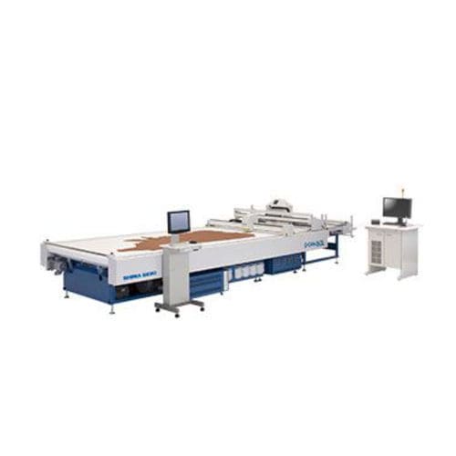 Máquina de corte para tejidos monocapas - P-CAM160L - SHIMA SEIKI - de cuchilla / para textiles / para cuero
