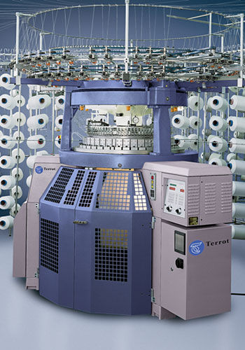 Máquina de tricotado jersey doble - I3P 184 - TERROT - industrial