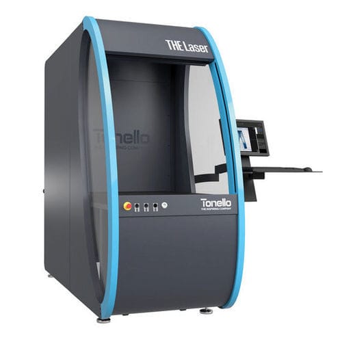 Máquina de marcado láser - Laser LAB - TONELLO - para pantalones vaqueros / compacta / industrial