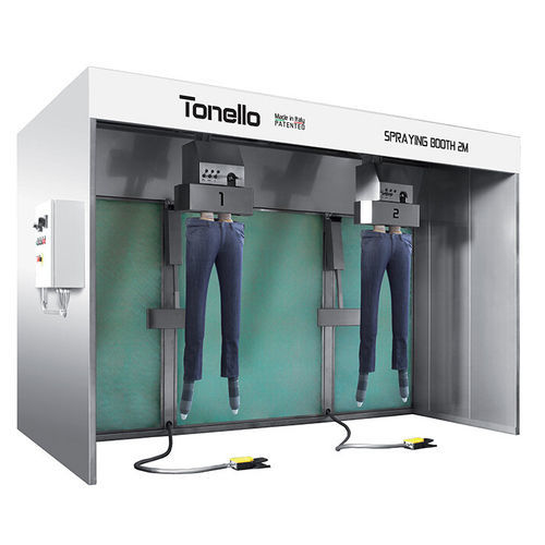 Máquina de ennoblecimiento textil para ropa - TONELLO - de pulido