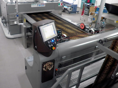 Secador de lecho fluidizado - UNITECH TEXTILE MACHINERY - continuo / de limpieza / con transportador de cinta