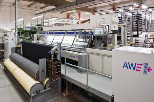 Máquina de tejer de alfombras - AWE1+ - Vandewiele - con pinzas / Jacquard