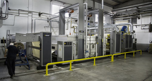 Línea de ennoblecimiento textil para textil tejido - Vandewiele - para textiles técnicos