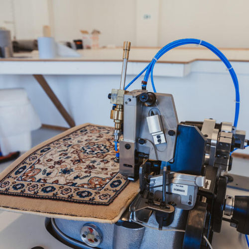 Máquina de coser para alfombras punto de cantonera - TITAN 4500CHX - Vandewiele - electrónica / con sistema de alimentación electrónico / de alta velocidad
