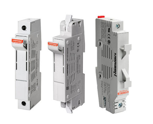 Portafusible cilíndrico - HelioProtection® HP15FHM32 series - Mersen - Electrical Power - en riel DIN / clase gPV / UL