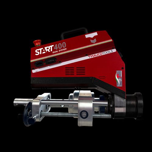 Mandrinadora portátil multifunción - START 400 DUAL SYSTEM - MAUCOTOOLS SRL - para rectificado / para soldaduras / de taladrado