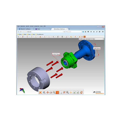 Software visualizador - 3DViewStation WebViewer - ACHELON SOFTWARE HOUSE SRL - de CAD / PLM / 3D