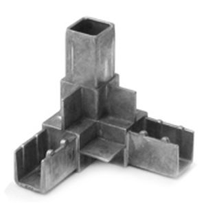 Conexión de tubo de esquina - A230-10 - AROSIO F.LLI SRL - cuadrado / de aluminio / con base