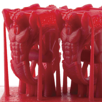Resina para impresora 3D de polímero - SuperWAX - ASIGA - roja / industrial